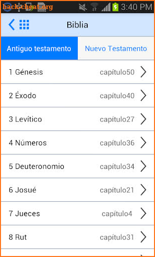 The Spanish Bible - Offline screenshot