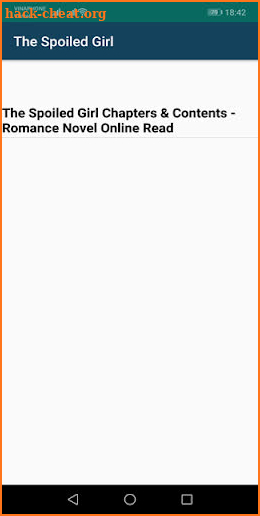 The Spoiled Girl - Romance Novel Books screenshot