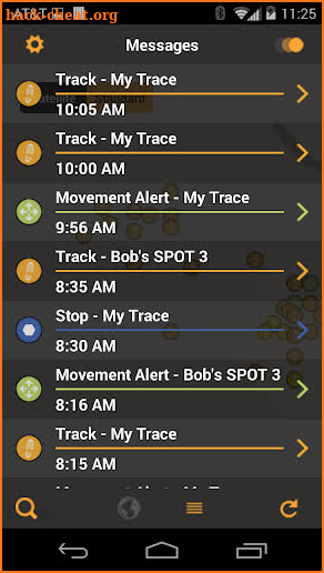 The SPOT App screenshot