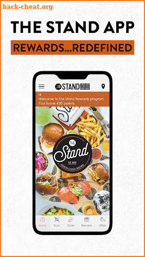 The Stand Restaurants App screenshot