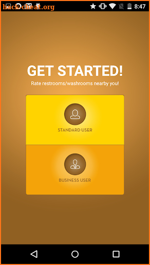 The Stanker Restroom Finder Mobile App screenshot
