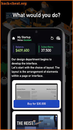 The Startup: Interactive Game screenshot
