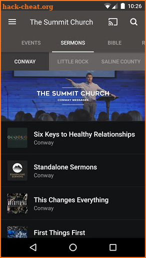 The Summit Church Arkansas screenshot
