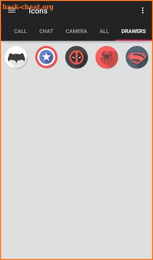 The Superhero-Icon Pack/Theme screenshot