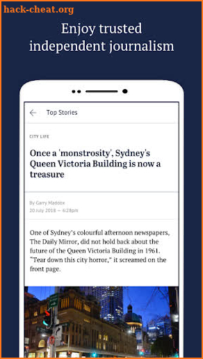 The Sydney Morning Herald screenshot