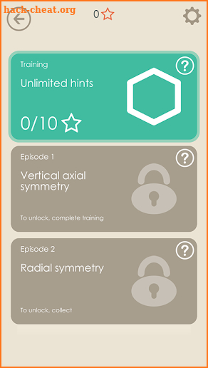 The Symmetry Drawing Puzzle screenshot