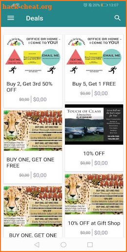 The Talk of the Town Coupons screenshot