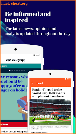 The Telegraph - breaking news app screenshot
