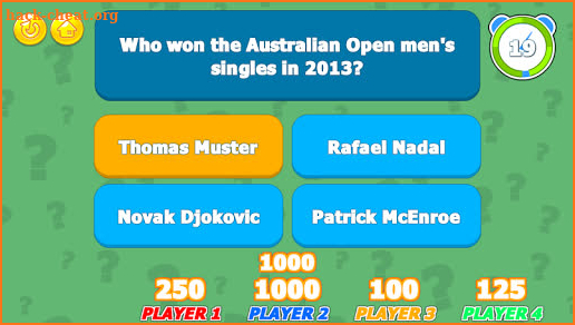 The Tennis Trivia Challenge screenshot