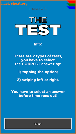 THE TEST - Test your skills screenshot