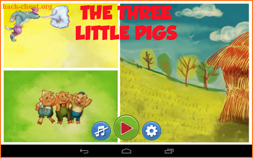 "The three little pigs" tale screenshot