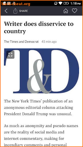 The Times and Democrat screenshot