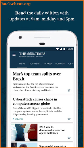 The Times & The Sunday Times screenshot
