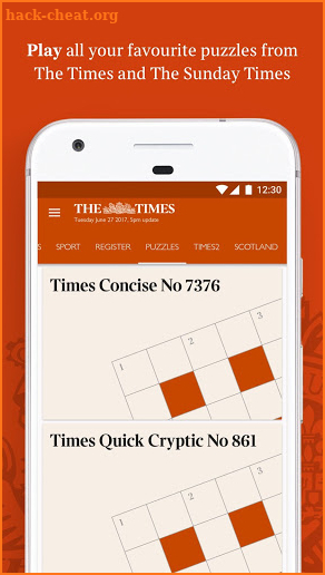 The Times & The Sunday Times screenshot