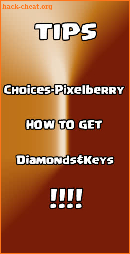 The tips/guide Choices Pixelberry screenshot