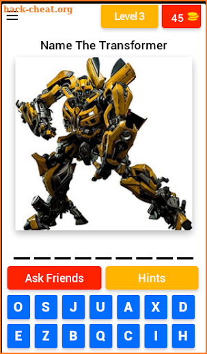 The Transformers Quiz screenshot