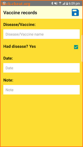 The Travel Clinic Vaccine App screenshot