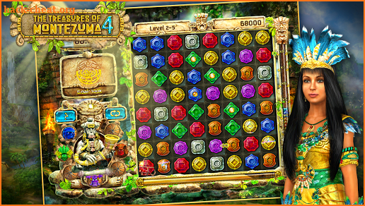 The Treasures Of Montezuma 4.  Match-3 Game screenshot