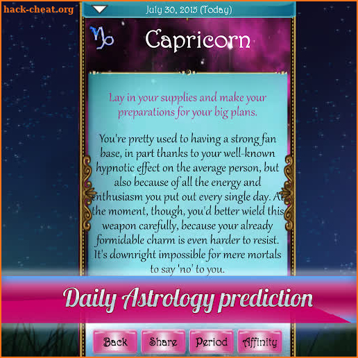 The True Horoscope 2021 screenshot