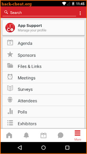 The UnConference Event App screenshot