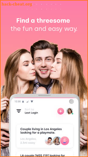 The Unicorn - Threesome Dating & Hookup App screenshot