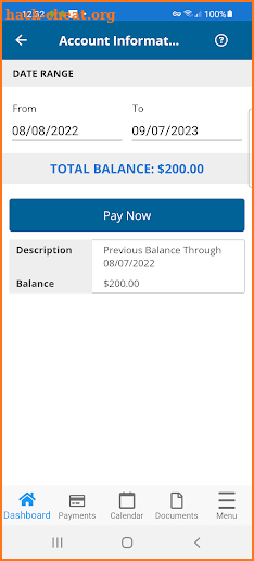 The Vanguard Management App screenshot