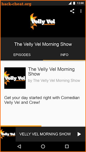 The Velly Vel Morning Show screenshot