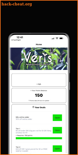 The Verts App screenshot