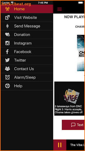The Vibe App screenshot