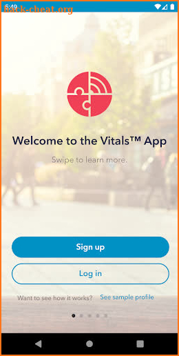 The Vitals™ App screenshot