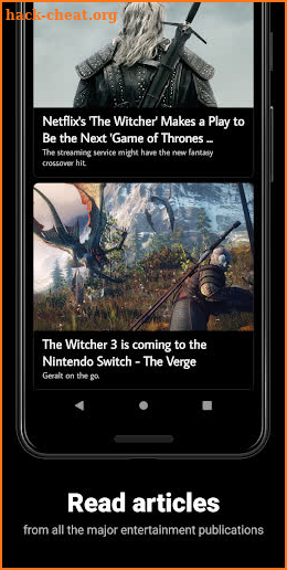 The Vizima Times: Witcher News Feed screenshot