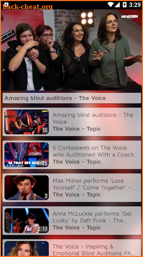 The Voice Video Update screenshot