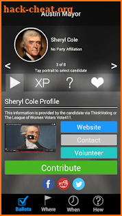 The Voting App - Represent! TX screenshot