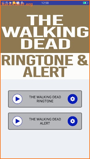 The Walking Dead Ringtone and Alert screenshot