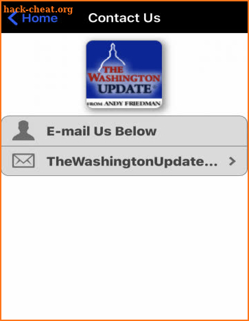 The Washington Update screenshot
