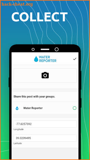 The Water Reporter screenshot