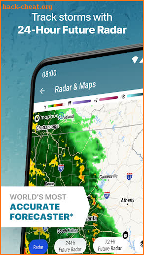 The Weather Channel Auto App screenshot