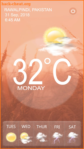 The weather Forecast : Live Hourly & Daily screenshot