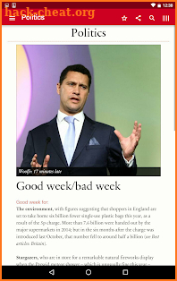 The Week magazine screenshot