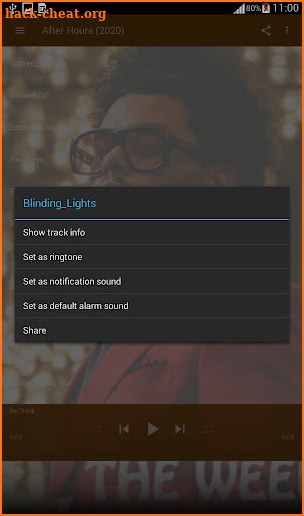 The Weeknd - Blinding Lights - screenshot