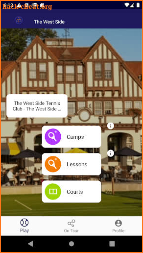 The West Side Tennis Club screenshot