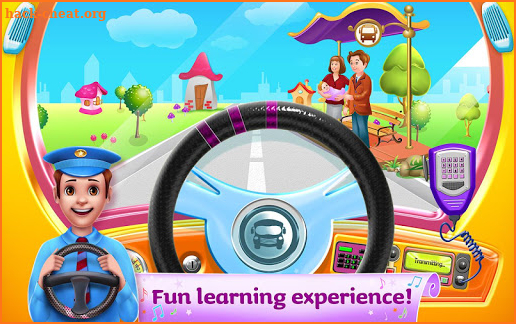 The Wheels on the Bus - Learning Songs & Puzzles screenshot