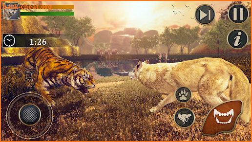 The Wild Wolf Animal Simulator screenshot