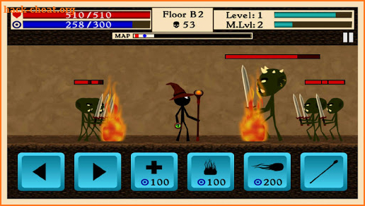 The Wizard - Stickman 2mb Games screenshot