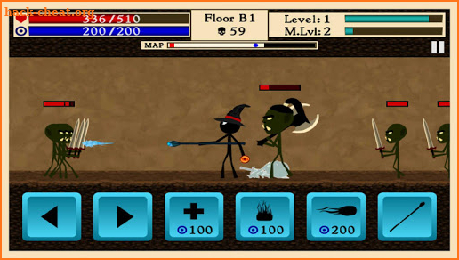 The Wizard - Stickman 2mb Games screenshot