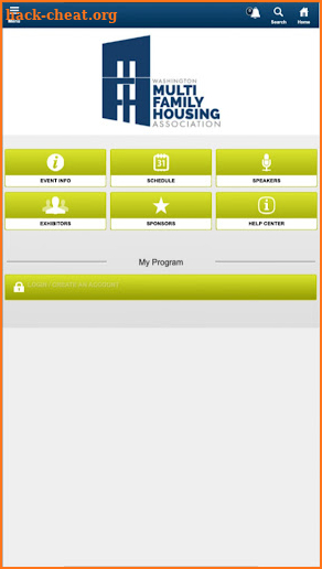 The WMFHA App screenshot