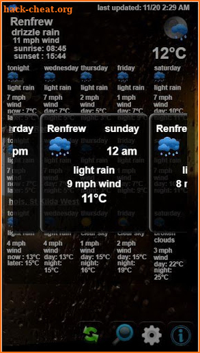 The Worldwide Weather App screenshot
