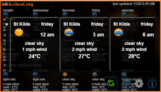 The Worldwide Weather App screenshot