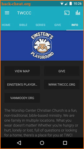 The Worship Center screenshot