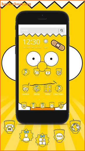 The Yellow Face Guy Theme screenshot